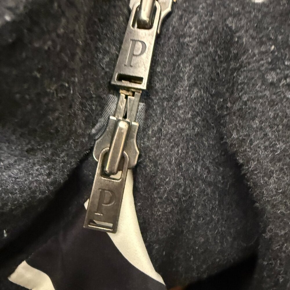 Pendleton Wool Dark Gray Coat Crest Campbell Casc… - image 8